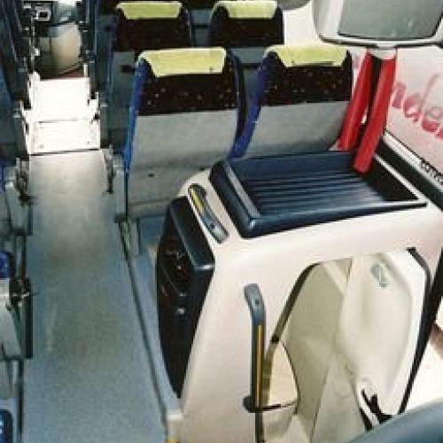 Interiores de los autobuses